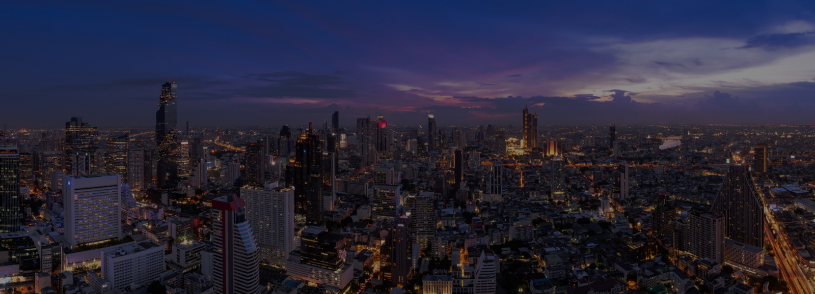 Bangkok's Nighttime Skyline