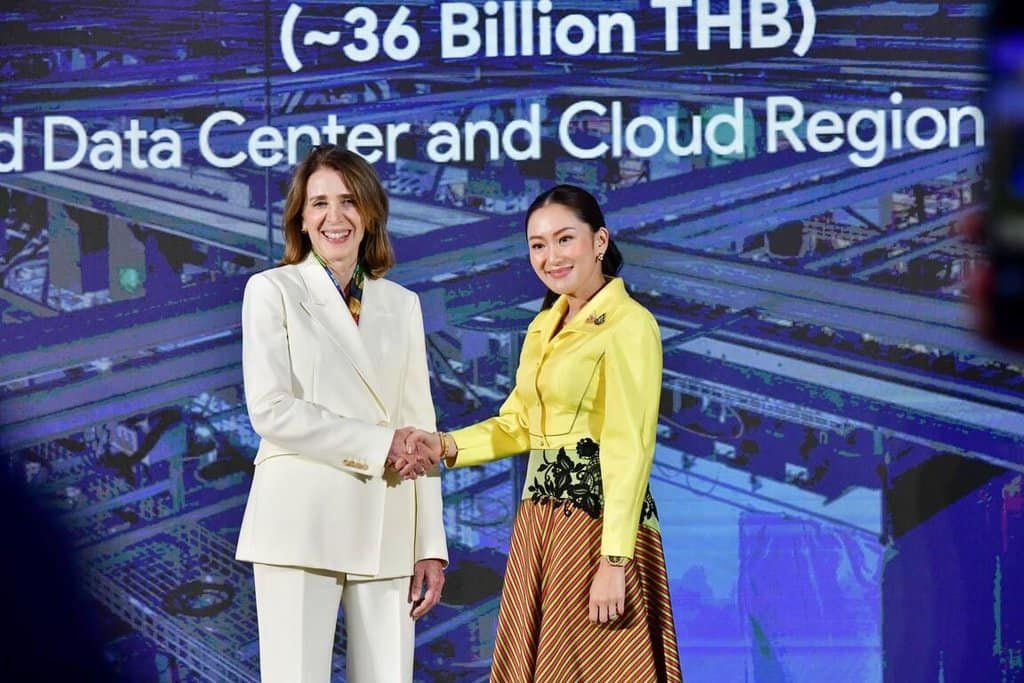 Google將在泰國斥資10億美元 打造 資料中心 與 雲端基礎設施