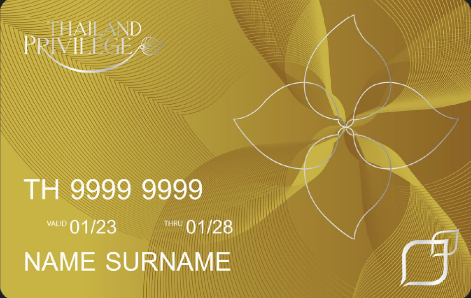 Thailand Elite Visa Gold Card Design