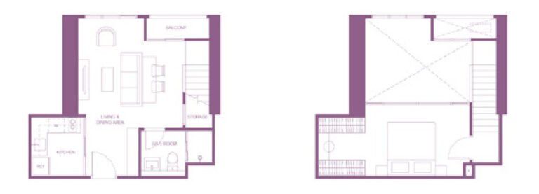 1K (Loft)