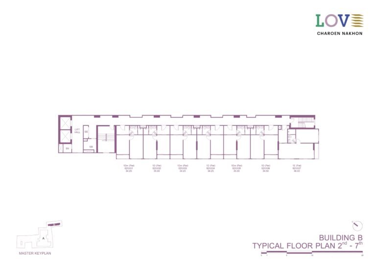 Love Charoen Nakhon｜樓層平面圖｜BUILDING B_Charoen Nakorn 29_2-7 Typical.png