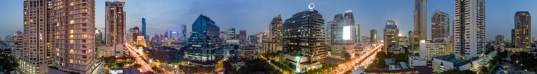 SUPALAI ICON SATHORN｜12 樓・39 m 夜景景觀（參考示意）